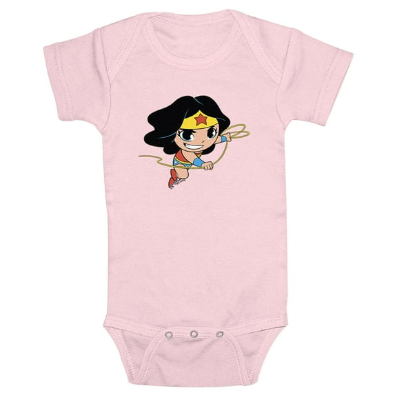 Infant's DC Super Friends Chibi Wonder Woman Attack Bodysuit