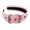 Pink, variant on Sinknap Gothic Imitation Leather Rivet Headband, Lightweight Seamless Fashion Hair Band for Party Photoshoot Daily Outfit Gift for Women White