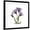 Black Frame, variant on Art.com Purple Gentian Square Stretched Canvas Print Wall Art by Albert Koetsier, 30" x 30"