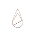 thumbnail image 1 of Xingzhi 30 Pieces Paper Clip Cute Water Drop Shape Simple Style Solid Color Office School Note Book Photo Clamp Bookmark Rose Gold, 1 of 6