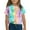 Style 2, variant on GERsome Girls Short Sleeve T-Shirts Summer Soft Cotton Tie-Dye Tops Kids Girls Round Neck T Shirts
