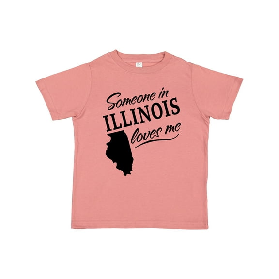 Inktastic Someone in Illinois Loves Me Boys or Girls Toddler T-Shirt