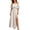 White Dresses for Women, variant on Ygbgbb Women Off‑Shoulder Ruffled Maxi Dress, Short Flutter Sleeve Smocked Waist High Side Slit Dress for Beach Wedding Guest and Party Events Mint Green S