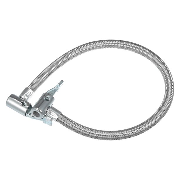 Manguera de extensión de inflador de neumáticos de 40 cm con conector portátil no inflable Mandril de bloqueo Tubo de bomba de aire Tubo de conexión de válvula de neumático para automóvil Camión Bicicleta Unique Bargains mandriles para neumáticos de automóviles