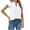 White1, variant on fatyb Summer Tops for Women V Neck Ruffle Short Sleeve Blouses Casual Lightweight Dressy Shirts