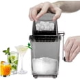 thumbnail image 1 of Ice Crusher Manual Rotary Ice Crusher Cocktails Slush Machine Ice Cube Crushed Smoothies Ice Crusher, 1 of 7