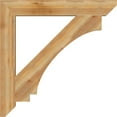 thumbnail image 3 of Ekena Millwork 6"W x 46"D x 46"H Imperial Slat Rough Sawn Bracket, Western Red Cedar, 3 of 4