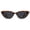 Tortoise / Grey Lens, variant on Women's Small Narrow Cat Eye Sunglasses, Retro 90s Vintage UV400