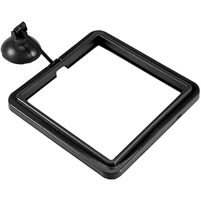Anillo de alimentación, 4x4 pulgadas, cuadrado de comida flotante, adecuado para copos y comida flotante para peces dorados y otros peces más pequeños Namotu CQ592