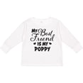 thumbnail image 3 of Inktastic My Best Friend is My Poppy with Hearts Boys or Girls Long Sleeve Toddler T-Shirt, 3 of 5