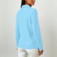 thumbnail image 4 of Polo Shirts for Women Casual Golf Collared Long Sleeve Fall Tops Business Casual Tees, S, 4 of 6