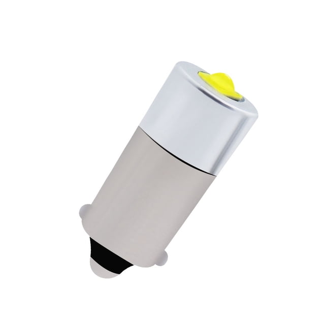 Bombilla LED para linterna P13.5S/E10/BA9S, voltaje amplio, luz indicadora de 3-12 V/6-24 V, 1 W/3 W