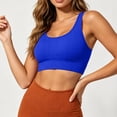 thumbnail image 2 of QATAINLAV Smoothing Scoop Wireless Bra for Women No Underwire Full Coverage Seamless Sport Bras Yoga Sport Shapewear Blue M, 2 of 9