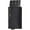 fiber black, variant on Men's wallet metal card bag genuine leather RFID anti-theft brushing aluminum alloy card bag