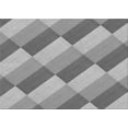 thumbnail image 1 of Ahgly Company Machine Washable Indoor Rectangle Transitional Smokey Gray Area Rugs, 2' x 5', 1 of 7