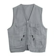 thumbnail image 2 of Men's Multi Pocket Travelers Fishing Photography Director Casual Outdoor Vest, 2 of 9