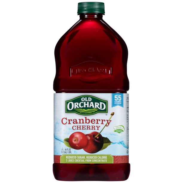 Old Orchard Juice Cocktail, Cranberry Cherry, 64 Fl Oz