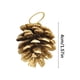 thumbnail image 4 of Fiudx Liquidación De Ofertas Flash Decoración Navideña, Teñido, Conos De Navidad, Decoración Para Árboles De Navidad, Piezas Colgantes, Fotografía, Accesorios De Decoración, Conos Dorados, 4 of 4
