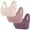 Beige, variant on Front Closure Bras for Women Womens Bralettes 3-Pack Supportive Bralettes No Underwire Underarm Smoothing Retro Full Coverage Bras Solid Ribbed Underwear for Lady Swim S（36/80） Red