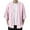 Pink, variant on Men's Solid Drop Shoulder Kimono Jacket Open Front Cardigan Cloak