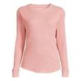 thumbnail image 2 of Time and Tru Women's Thermal Top with Long Sleeves, 2 of 5