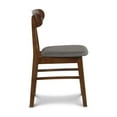 thumbnail image 4 of New Classic Furniture Morocco Wood Dining Chair in Dark Gray (Set of 2), 4 of 9