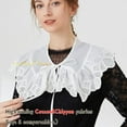 thumbnail image 3 of LoudSung Fake Collar Shawl Detachable Blouse False Collar Cape Collar Wrap Multiple Styles Top Elegant for Women Girls, 3 of 7