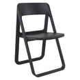 thumbnail image 2 of Compamia Dream Folding Outdoor Bistro Set with White Table and 2 Black Chairs, 2 of 6