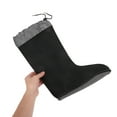 thumbnail image 5 of HEANUJJ 1Pair Plush Thermal Insulated Boot Liners Black Warm Liner Socks for Mens Winter Rain Shoes, 5 of 8