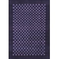 thumbnail image 1 of Ahgly Company Machine Washable Indoor Rectangle Checkered Blue Modern Area Rugs, 2' x 4', 1 of 4