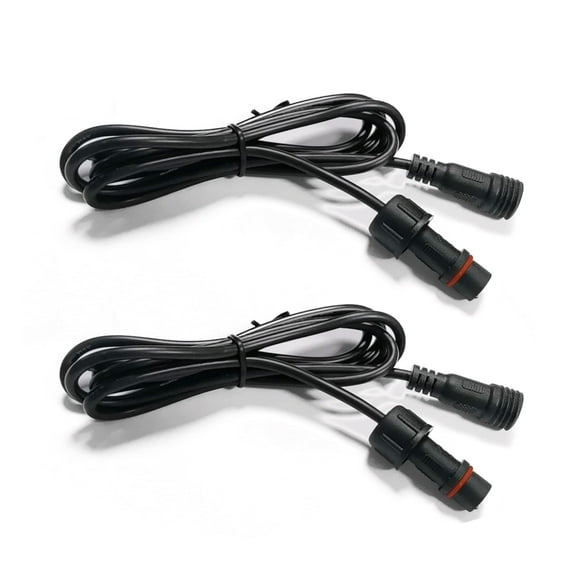 NBWDY 2 Pcs 60in/150cm RGBW Waterproof Extension Cable Wire with Male and Female Connectors at Both Ends for RGBW Multi-Color LED Rock Light Car Truck Wheel Rim Light Boat Drain Plug Light