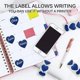 thumbnail image 4 of 1500 Labels Roll Blue Heart Stickers 1 Inch Heart Coding Shape Paper Labels For Valentine's Day Wedd, 4 of 4