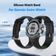 thumbnail image 1 of Correa de reloj de silicona con herramientas para Garmin Swim Watch Smartwatch, 1 of 6