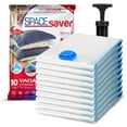 thumbnail image 1 of Bolsas de almacenamiento al vacío Spacesaver (paquete mediano de 10) Ahorra un 80% de espacio de almacenamiento de ropa - Bolsas de vacío para ropa de viaje, edredones, mantas, ropa de cama - Sello de, 1 of 5
