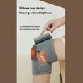 thumbnail image 2 of Cordless Knee Hea Massager 3 Levels of Vibration Massage for Knee Pain 3dknee-Shaped Design with Intelligent Timing, 2 of 10