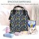 thumbnail image 5 of Fotbe Rocket Space Mochila Maternidad - Lona de Sarga Impermeable, Mochila de Pañales de Gran Capacidad con Múltiples Bolsillos y Correas Ajustables, 5 of 6