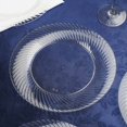 thumbnail image 1 of BalsaCircle 10 pcs 10" Clear Disposable Plastic Round Dessert Plates with Twirl - Clear, 1 of 4