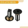thumbnail image 3 of Unique Bargains Fuel Injector Filter Basket Car Rebuild Repair Kit Plastic Black for Honda 10pcs, 3 of 6
