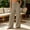 Beige wide leg trousers for women a1, variant on Bzdzmqm Women's Wide Leg High Waisted Trousers with Pockets Solid Casual Lounge Long Pants Trousers Party, White XL