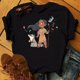 thumbnail image 1 of Camiseta de dibujos animados de Disney para mujer, ropa Y2k de princesa linda, camiseta gráfica Kawaii, de manga corta Camisetas estampadas, camisetas ajustadas, 1 of 5