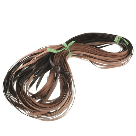 UPKOCH Woven Rattan Caning Material Black Plastic 1 Roll