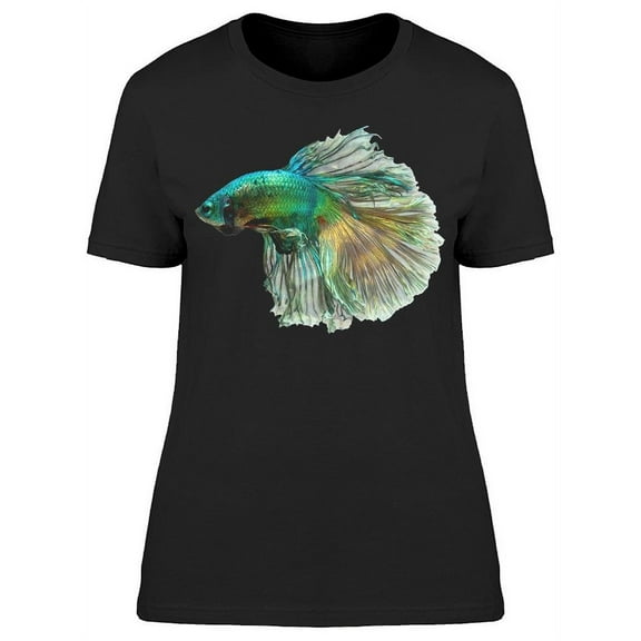 Betta Fish Great Detail Tail T-Shirt Women -Image by Shutterstock, Female x-Large