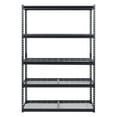 thumbnail image 2 of KFFKFF Storage Racks, 3000 lbs Capacity, 5 Layer Robust Garage Racks, 24" Depth x 48" Width x 72" Height, Modifiable Metal Racks for Industrial Rack Unit Utility Rack, in Black, 2 of 9