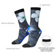 thumbnail image 5 of Lsque Pikmin Printed Men's Crew Socks, Soft Durable Breathable Moisture-Wicking with Odor Control Cotton socks, 5 of 7