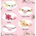 thumbnail image 3 of Guardurnaity 5 diademas de flores delicadas y realistas para bodas y damas de honor. Accesorio para el cabello, 3 of 6