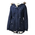 thumbnail image 2 of Hat and Beyond Women's Plush Lined Lightweight Anorak Jacket With Detachable Hood, 2 of 4