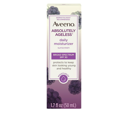 Aveeno Absolutely Ageless Daily Moisturizer with SPF 30, 1.7 fl. (Best Face Cream For Daily Use In Summer)