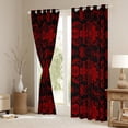 thumbnail image 3 of Castle Fairy Hippie Damask Blackout Curtains Set of 2 (52x84 Each),Luxury Window Curtains, 3 of 6