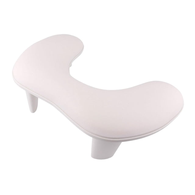 Reposabrazos para uñas, almohada de manicura, soporte ergonómico portátil para muñecas y manos, soporte para reposamanos para uñas, suministros para Blanco