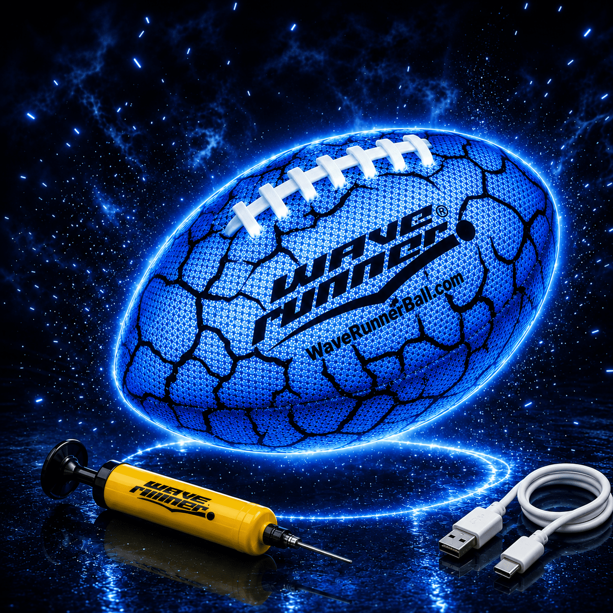 Sports Outdoor Games - Swimways Reactor Light-up Football Ball
